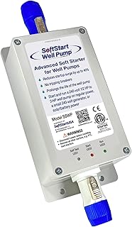 SoftStart Water Well Pump – Cuts inrush current 40% – For 0.5–1.5 HP 120V & 1–3.5 HP 240V submersible/deep well pumps – Generator & solar ready – ETL listed
