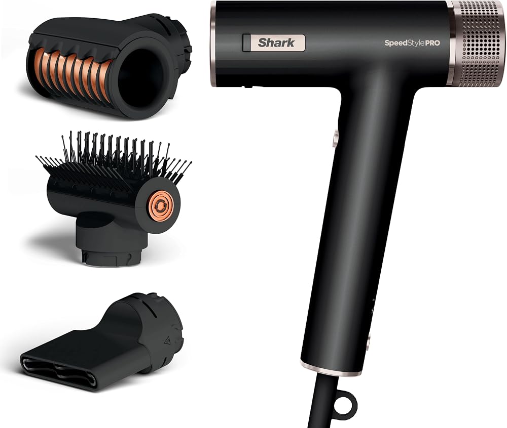 Shark sèche-Cheveux SpeedStyle Pro Ultra-performant, Ultra-Rapide HD731EU
