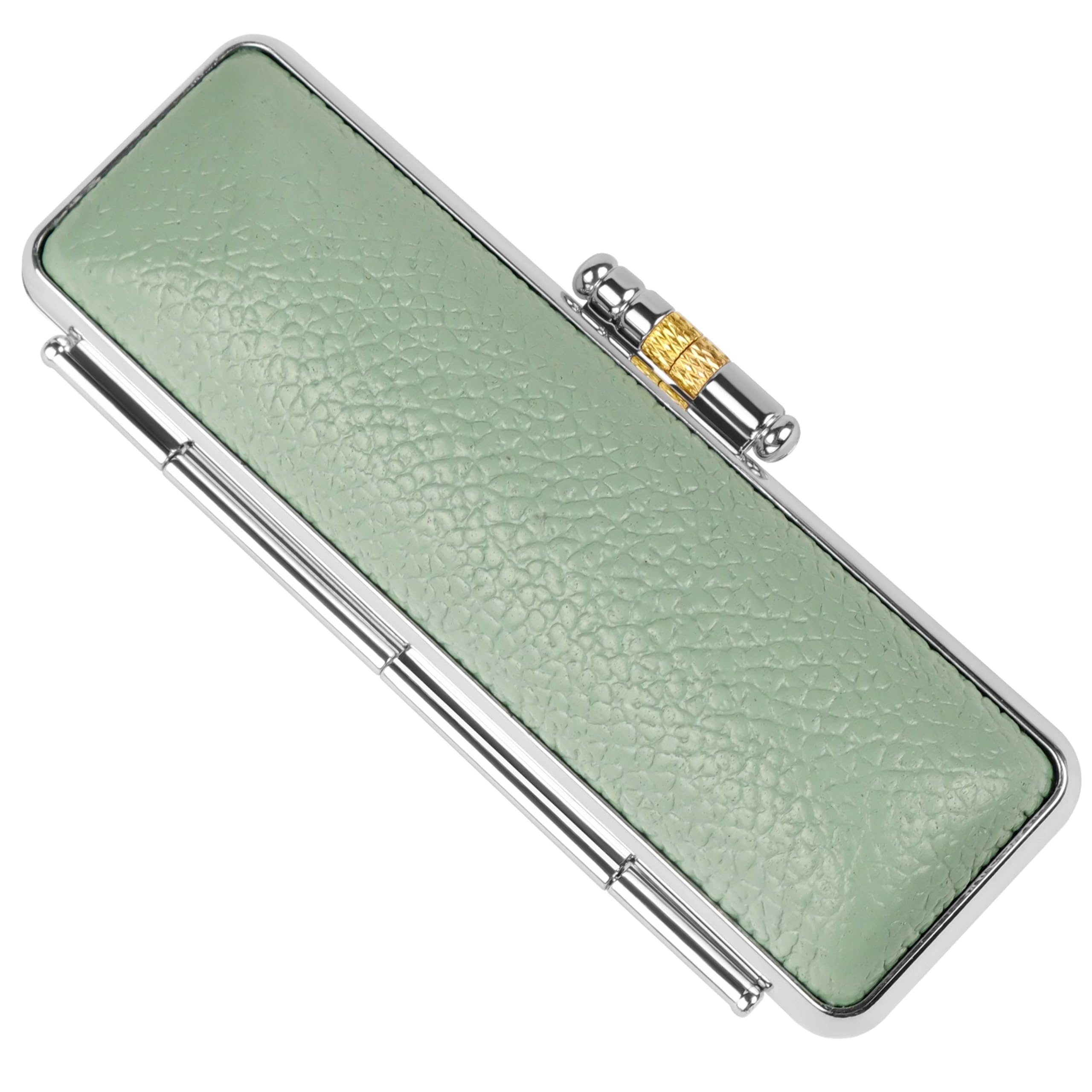 Amazon | No.3 stamp shop 印鑑ケース 高級本革印鑑ケース 朱肉付き