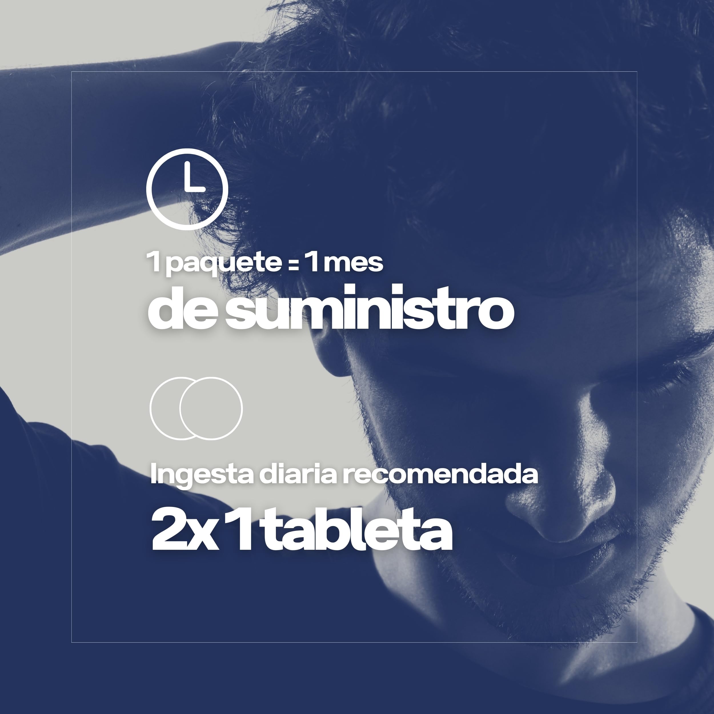Anticaída del cabello para hombres XPECIA, bloquea la DHT, fórmula crecimiento, 180 pastillas