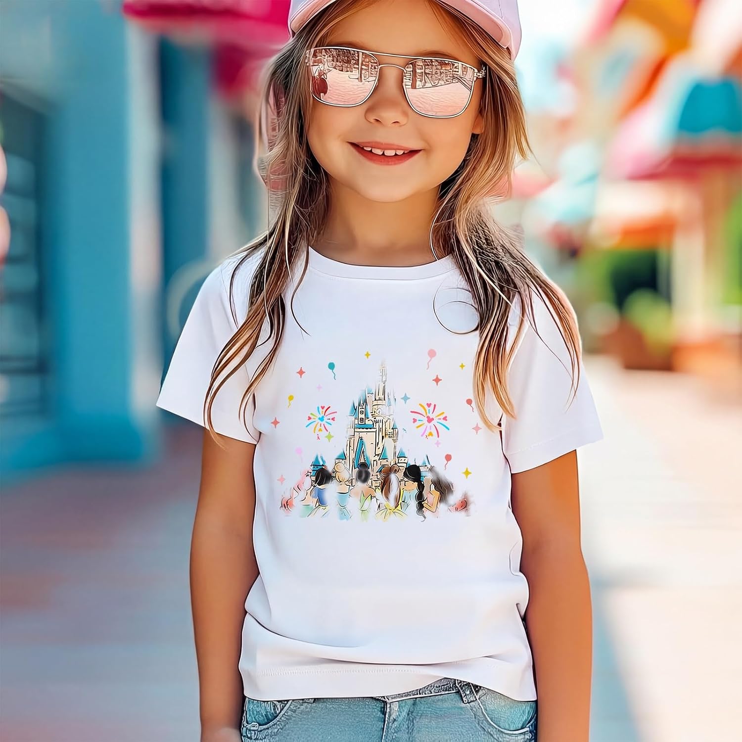 Princess Shirts for Kid Toddler Girl Magic Kingdom T-Shirt Cute Castle Tees Holidays Vacation Outfit Summer Tops image 4