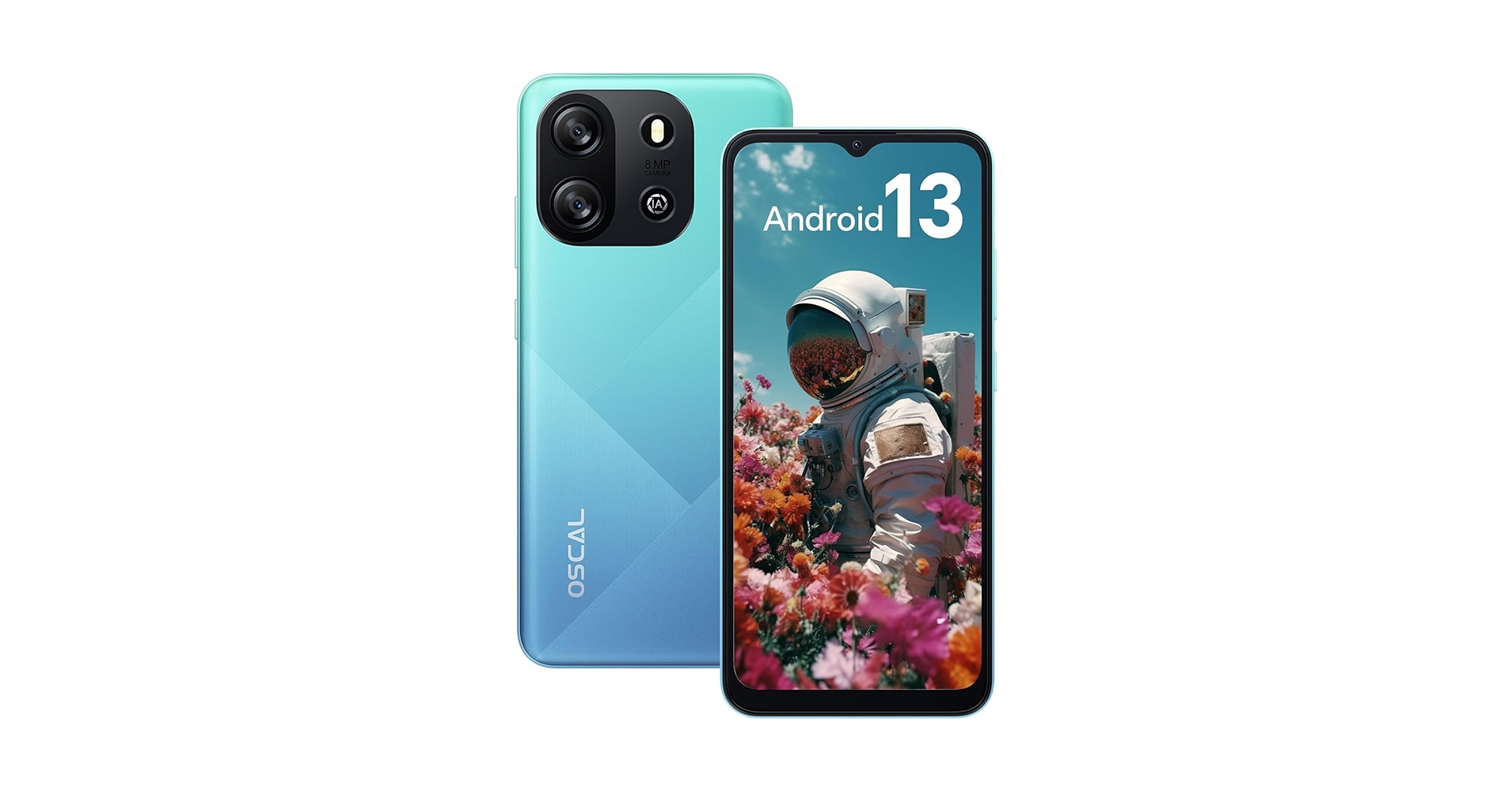 OSCAL Flat1C スマートフォン 4GB/32GB スカイドリームブルー OSCAL Flat1C スマートフォン 4GB/32GB スカイドリームブルー