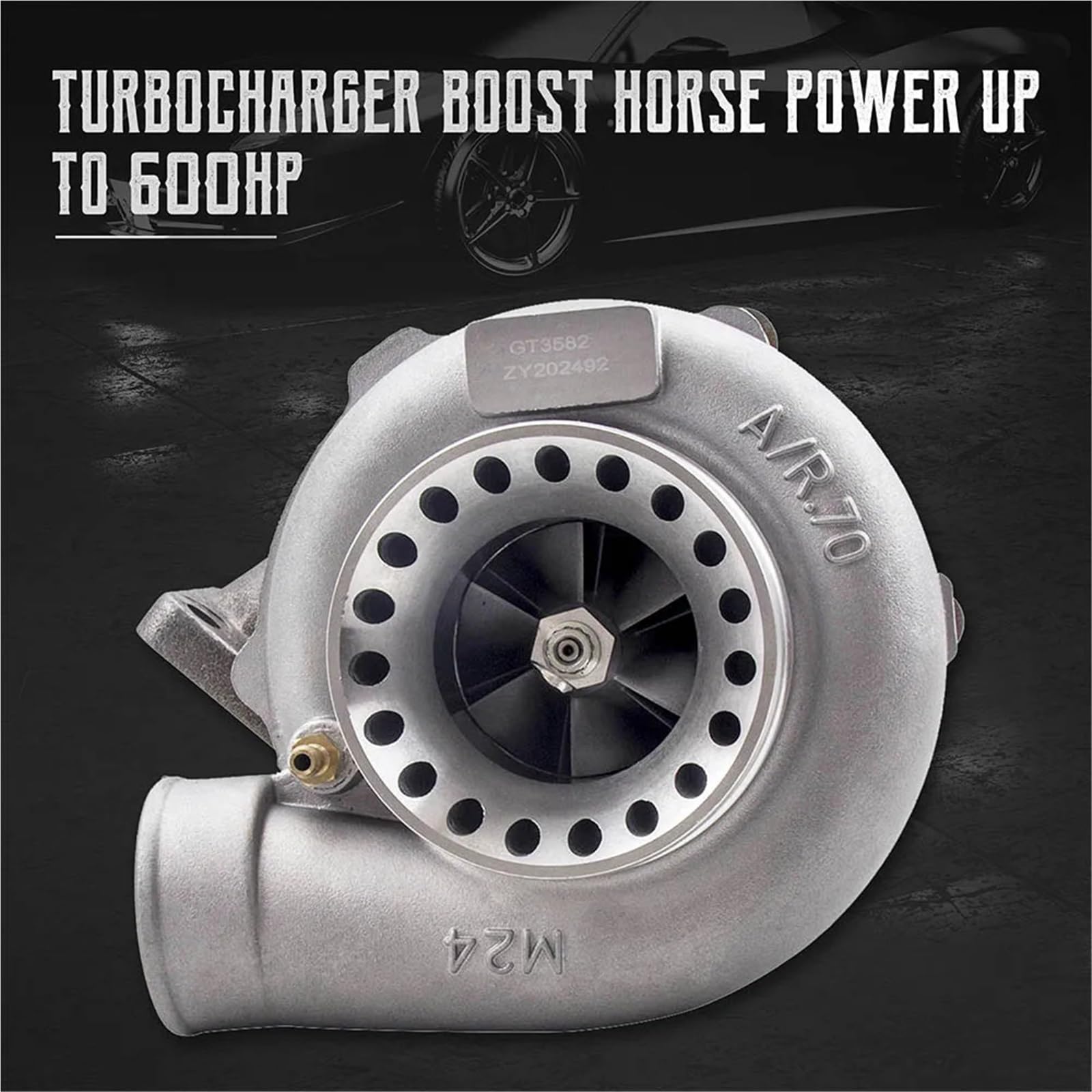 silnik turbo Pasuje do Honda Civic T3T4 GT3582 GT30 A/R .70 A/R .63 Kompresor Turbosprężarka Turbo Turbocharger turbine