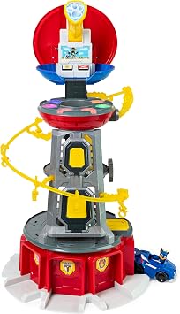 Paw Patrol, Mighty Pups Super PAWs Lookout Tower Playset with Lights and Sounds, for Ages 3 and Up