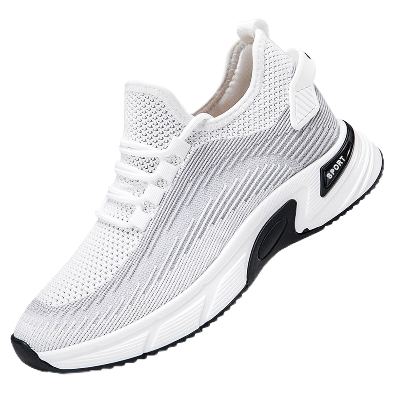 Elevate - Zapatillas unisex para hombre y mujer, 10 cm, altura regulable, con elevador, informales, de malla, transpirables, cómodas, ligeras, absorción de impactos