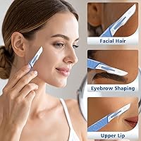 Vista 6 de Swann Morton #10 - Bisturí quirúrgico desechable con cuchilla, hoja dermaplaning estéril para la cara, dermaplaning para mujeres y hombres