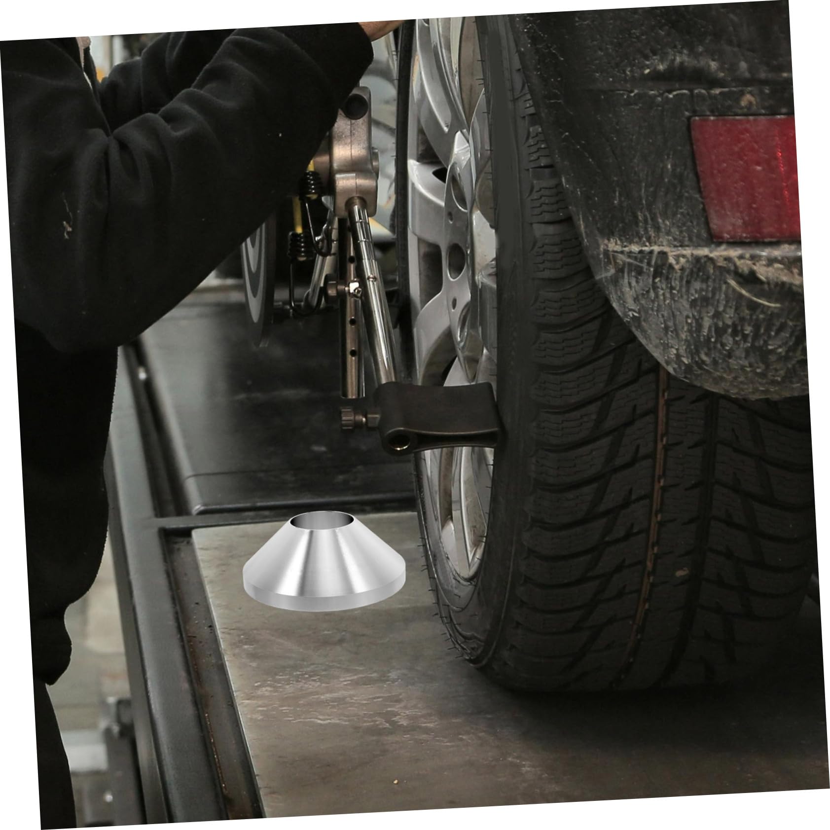 Zerodeko Démonte-pneus Manuel 4,4 Pouces, Cône De Centrage En Alliage D'aluminium, Outil De Montage Pour Camions, Changement De Pneus, Accessoire Professionnel Polyvalent