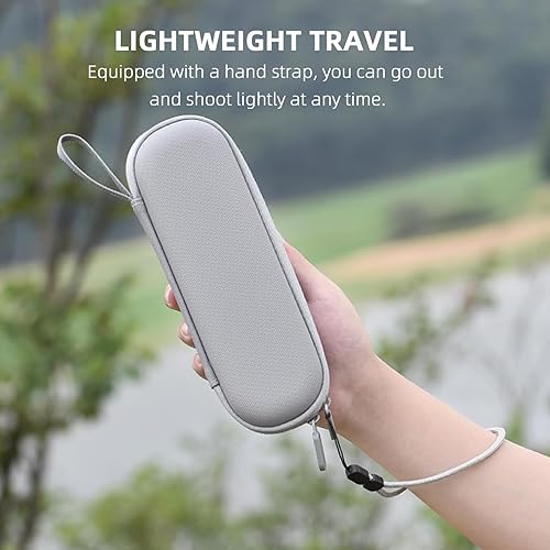 Miniatura 4 de Estuche de transporte para DJI Osmo Pocket 3, estuche de almacenamiento duro portátil, bolsa de transporte bolsillo 3 accesorios (gris)