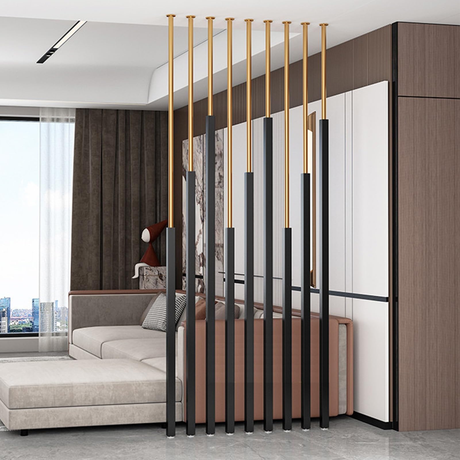 Cloison autonome haut de gamme et colonne de décoration d'intérieur moderne, hauteur 80 cm