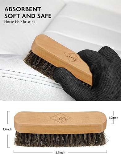 Miniatura 4 de Fantasticlean Juego de 9 piezas de detalles para el interior del automóvil, paño de microfibra y aplicador, cepillos de detalles, cerdas naturales