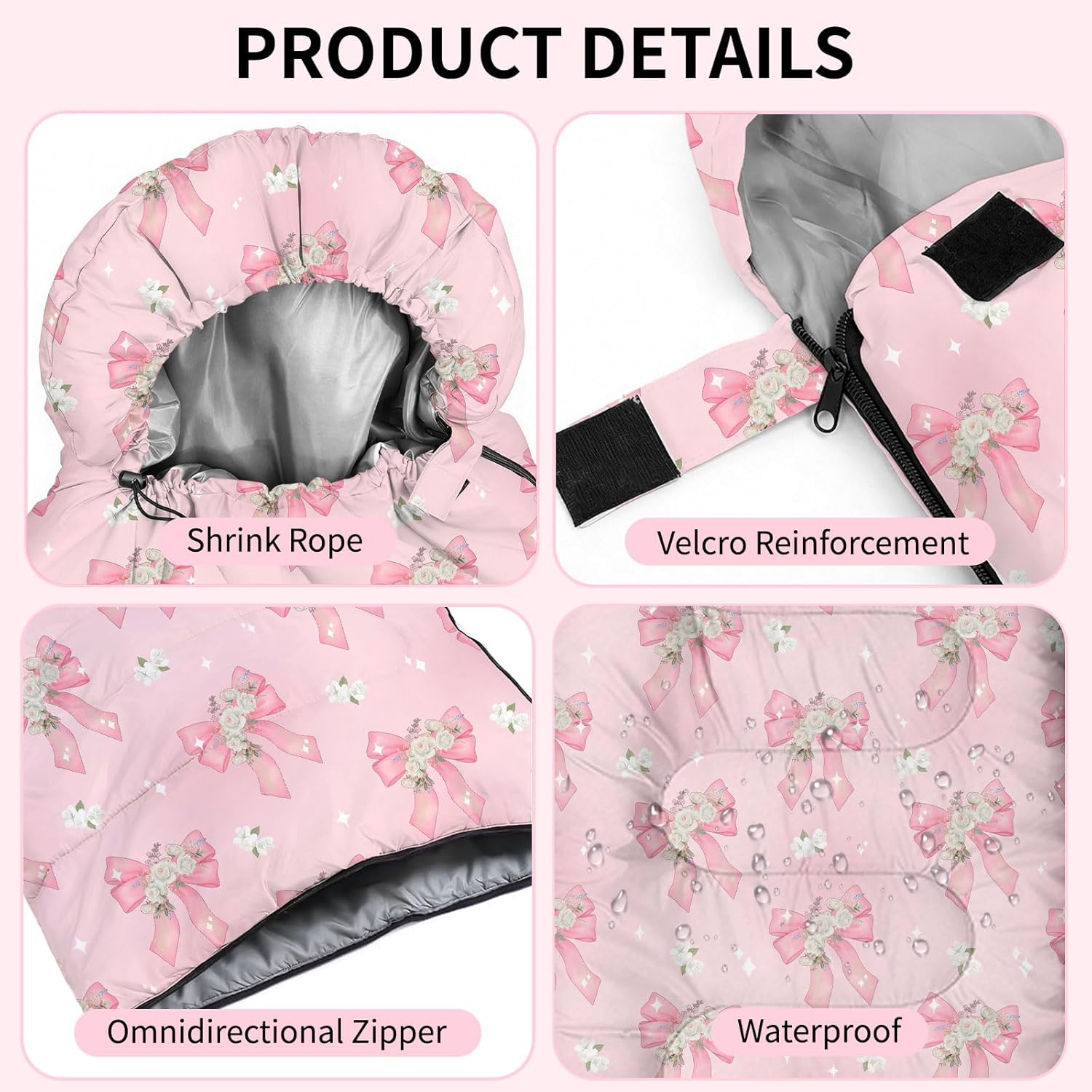 Camping Sleeping Bags, Lightweight Waterproof Sleeping Bag and Compact with Compression Sack for Outdoor
