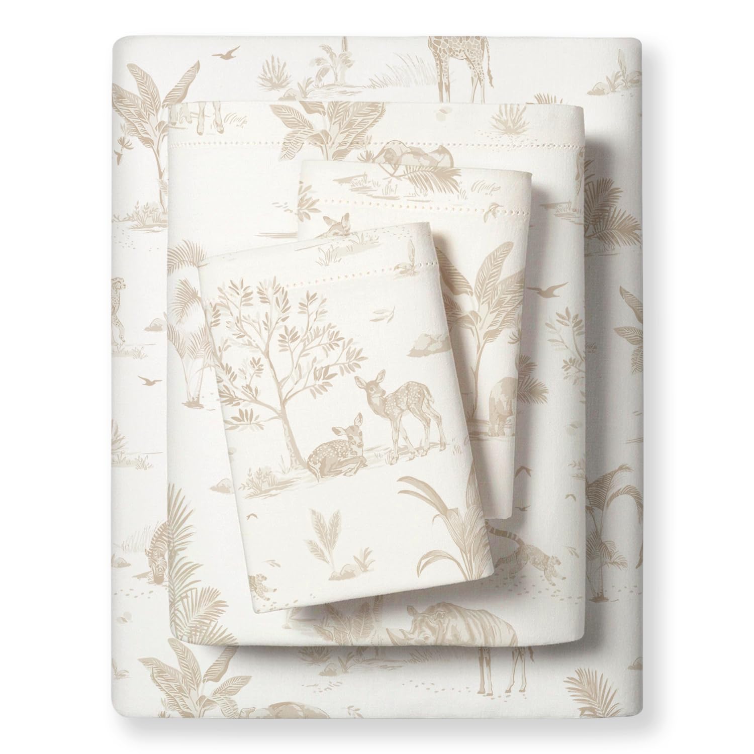 MakeMake Organics Organic Sheet Set Twin Safari