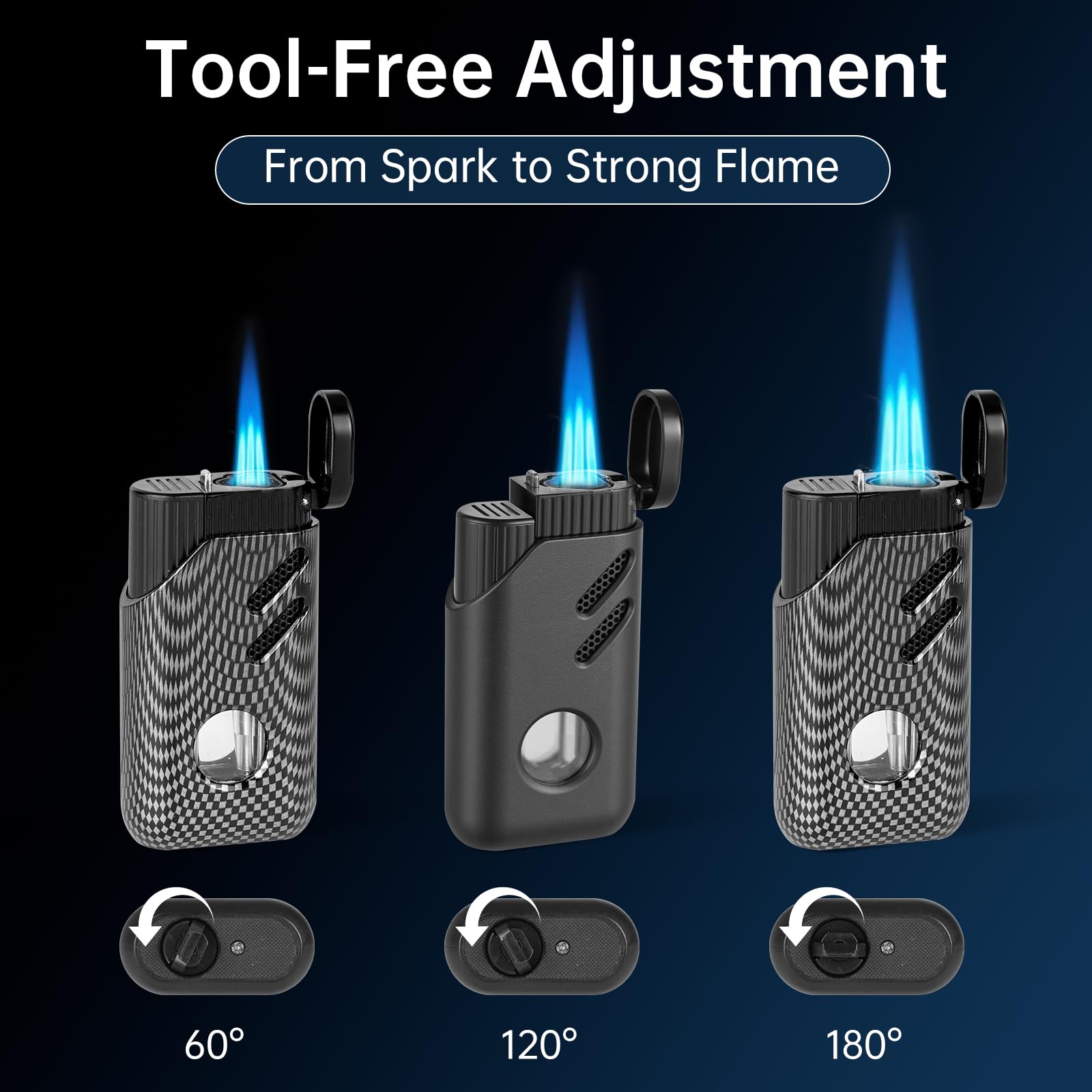 Colibri E3 Triple Jet-Flame aanstekers