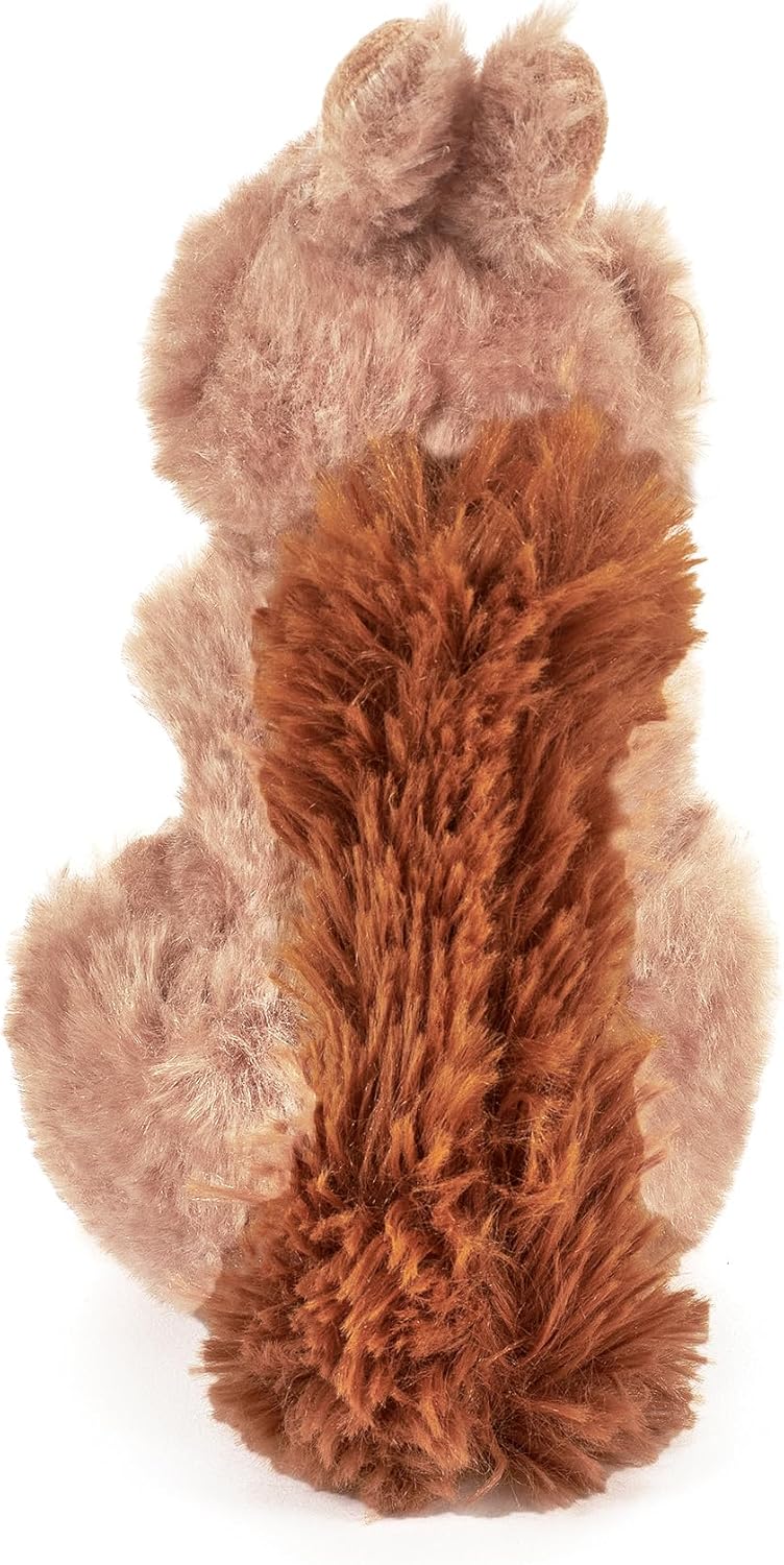The Petting Zoo Brown Squirrel Stuffed Animal Plushie, Gifts for Kids, Wild Onez Babiez Wildlife Animals, Squirrel Plush Toy 6 inches