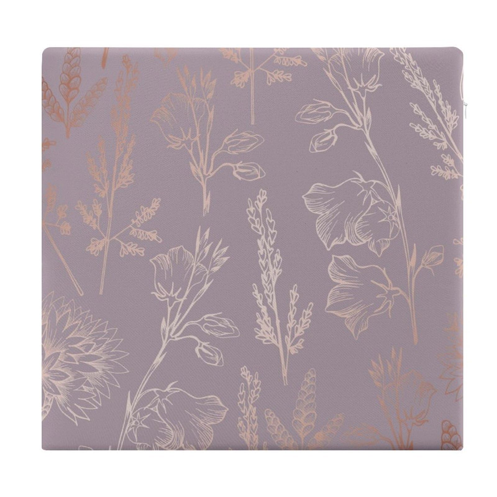 Cojín de espuma viscoelástica oro rosa de 38x35 cm para sillas de comedor
