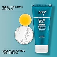 Vista 4 de No7 Protect & Perfect - Suero corporal avanzado intenso, suero antienvejecimiento con ácido hialurónico y aceite de argán, péptido de colágeno