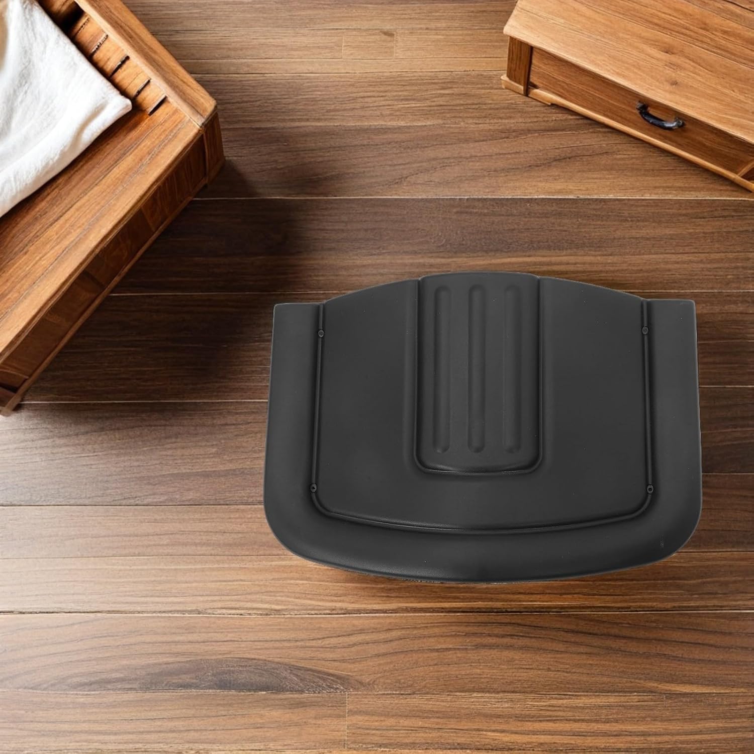 Bow Shaped Chair Backrest Replacement Plate Black Plastic | Training Sessions and Meetings, Stable Structure with Ergonomic Support, Easy Installation for Compatible Seating