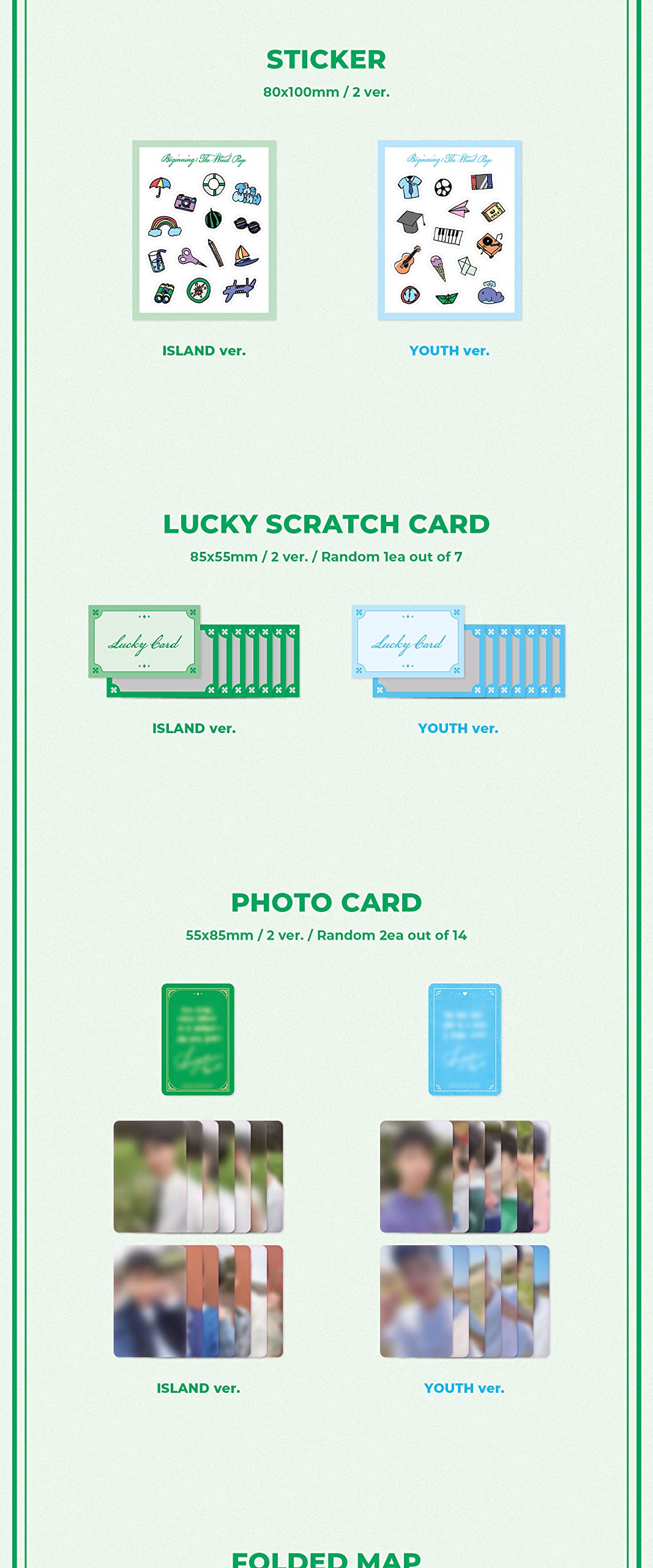 The Wind Beginning : The Wind Page 1st Mini Album CD+Photobook+