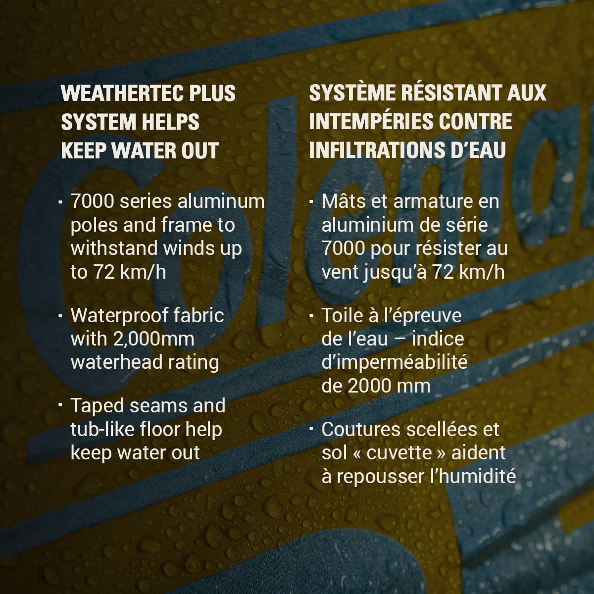 Coleman PEAK1 Premium Backpacking Tent, Waterproof Fabric with 2,000mm