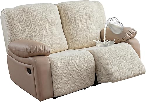 Miniatura 48 de Fundas de sofá reclinable 100% impermeables, 3 piezas cubiertas elásticas para sofá reclinable para sofá de 3 cojines, apto para mascotas, fundas de