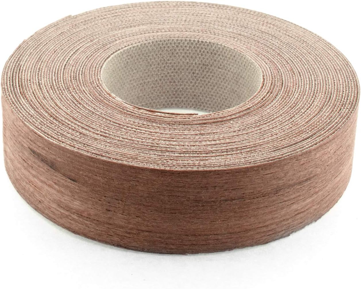 22mm Teak Veneer Edging - 7.5m Roll - Pre-Glued Iron-On Real Wood Edging Tape for Easy DIY Application