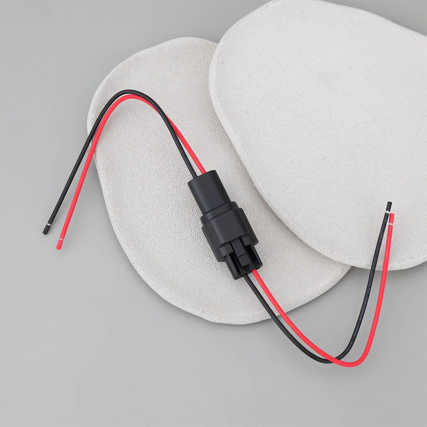 ECSiNG 1 Pair 2PIN Engine Coolant Temperature Sensor Connector Harness Compatible with Toyota