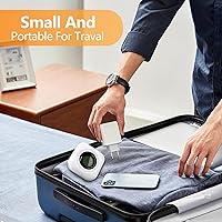 Vista 8 de Carbon Monoxide Detectors, 2Pack 4-in-1 Natural Gas Leak Detector & Temperature/Humidity Monitor