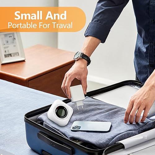 Miniatura 8 de Detectores de monóxido de carbono, paquete de 2 detectores de fugas de gas natural 4 en 1 y monitor de temperaturahumedad