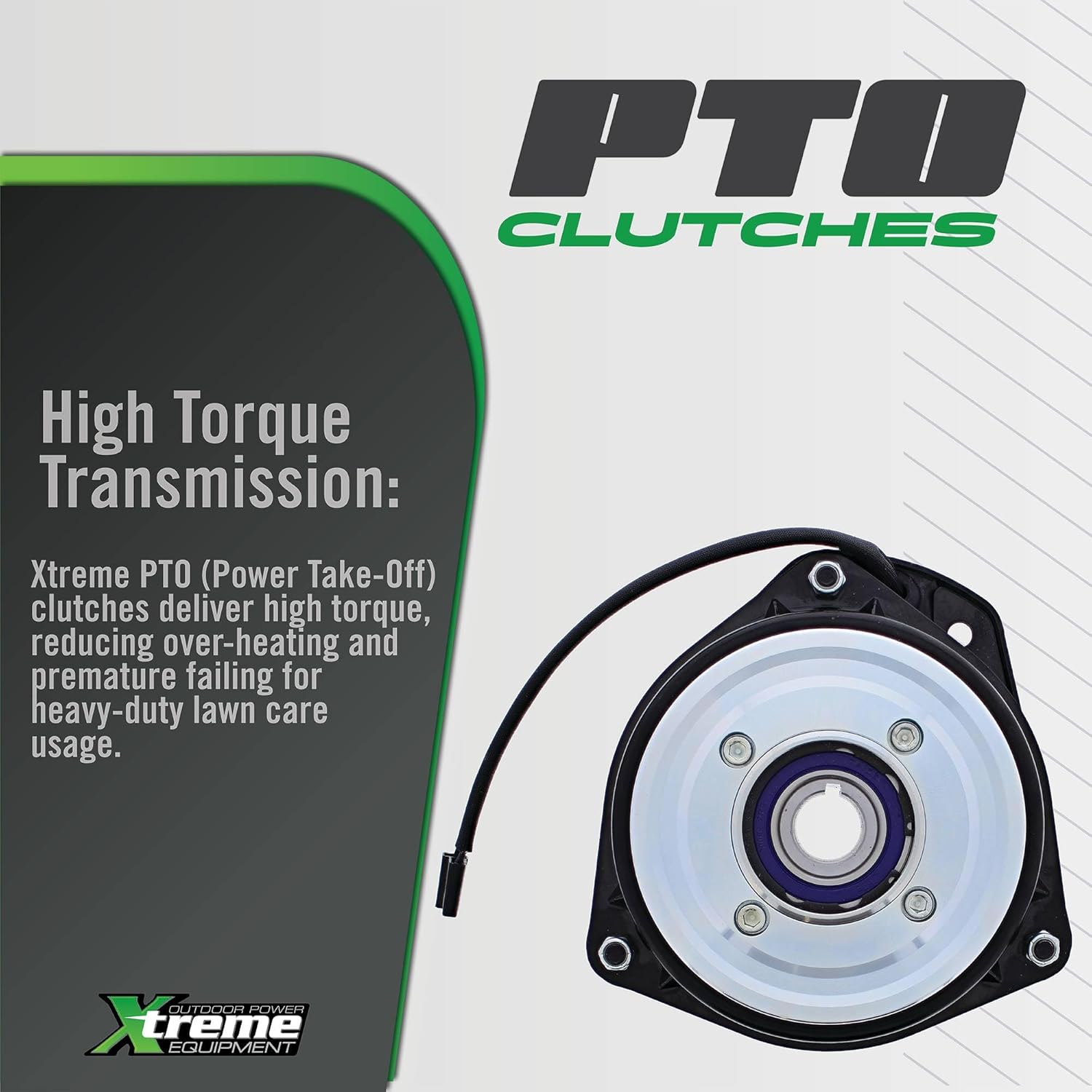 Xtreme Outdoor Power Equipment X0815A PTO Clutch Compatible with/Replacement for Ogura GT5MC03, GT5-MC03, GT5MC04D, GT5-MC04D, Scag 461662, 461826 6" Pulley Diameter, Clockwise Rotation