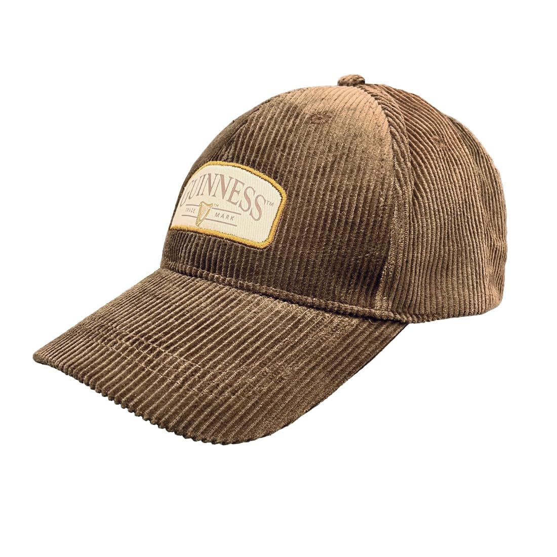 Guinness Trademark Brown Corduroy Baseball Cap
