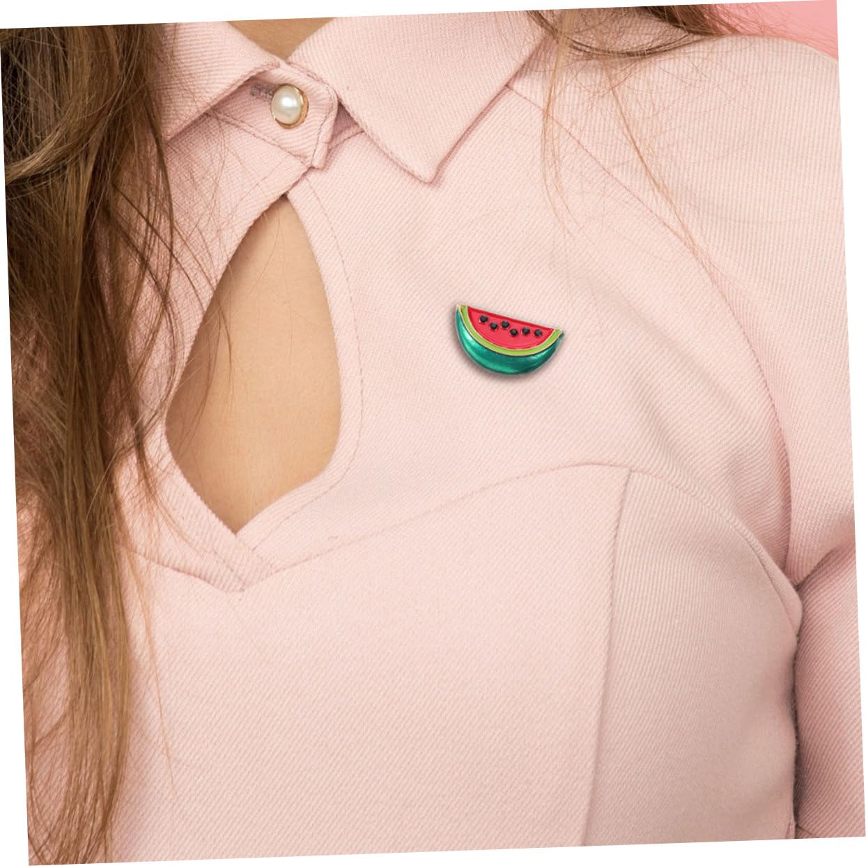 TOPBATHY 32 Stk Wassermelonenbrosche Cartoon-wassermelonen-brosche Sommerfrucht Brosche Anstecknadel Lebensmittelbrosche Lustige Anstecknadel Süße Emaille-pins Schalkragen-clips