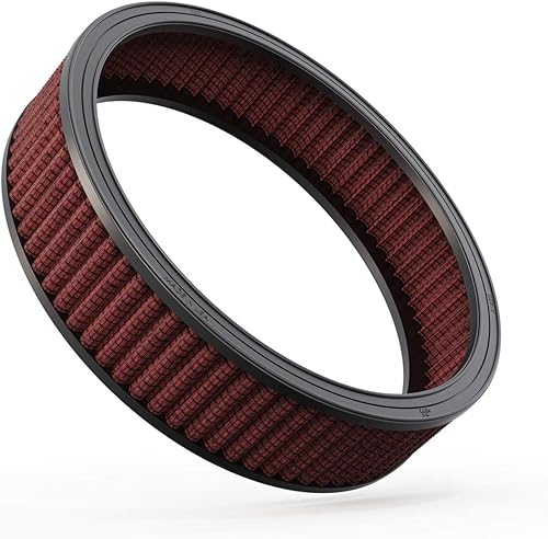 K&N Filtro de aire del motor reutilizable, limpia cada 75,000 millas, lavable, Premium, Filtro de aire de repuesto para automóvil Compatible con