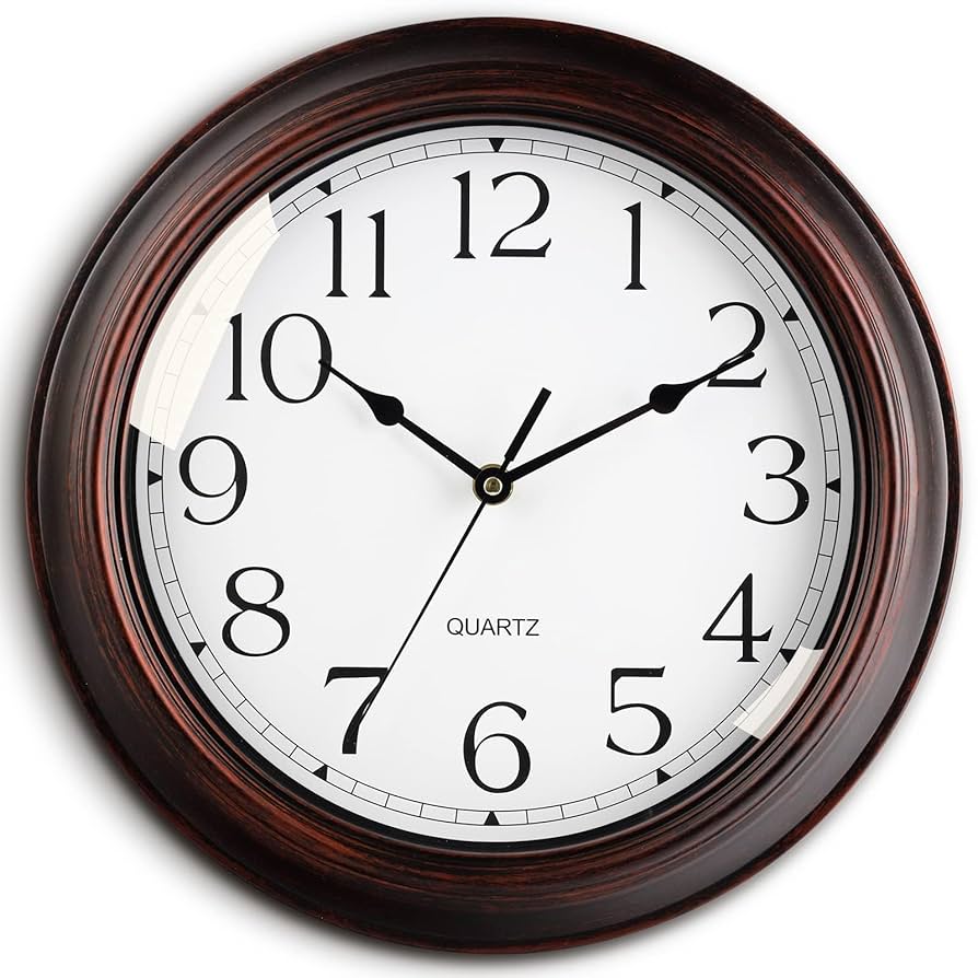 Amazon.com: KECYET Wall Clocks Battery Operated Silent Non