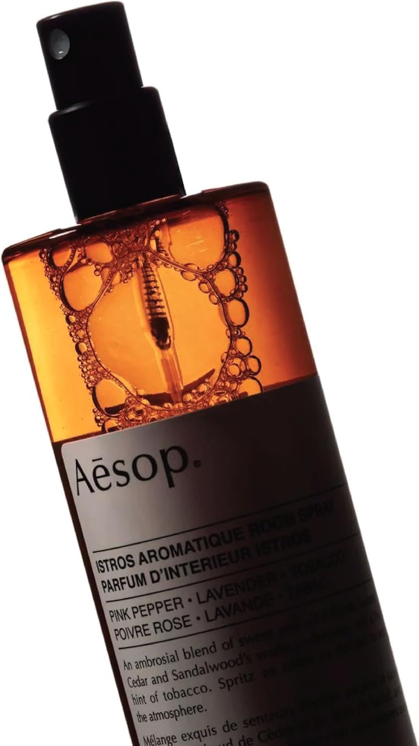 Aesop Istros Aromatique Luxury Room Spray | Vibrant, Floral, Smoky Aroma lasts for Several Hours | 3.4 oz / 100mL - Image 5