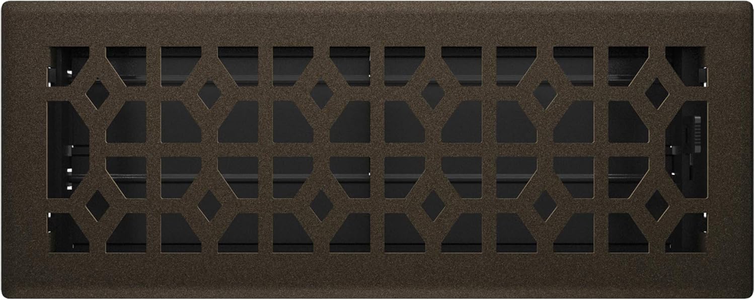 New Product Imperial RG3393 Templar Decorative Floor Register, 4x12 Inch, Bronze Age, 5 Count Featured Product Imperial RG3393 Templar Decorative Floor Register, 4x12 Inch, Bronze Age, 5 Count