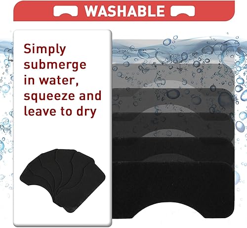 Miniatura 5 de 6 paquetes de filtros para freidora, compatibles con freidora Cuisinart de 1.1 cuartos de galón, 6 unidades en total, color negro