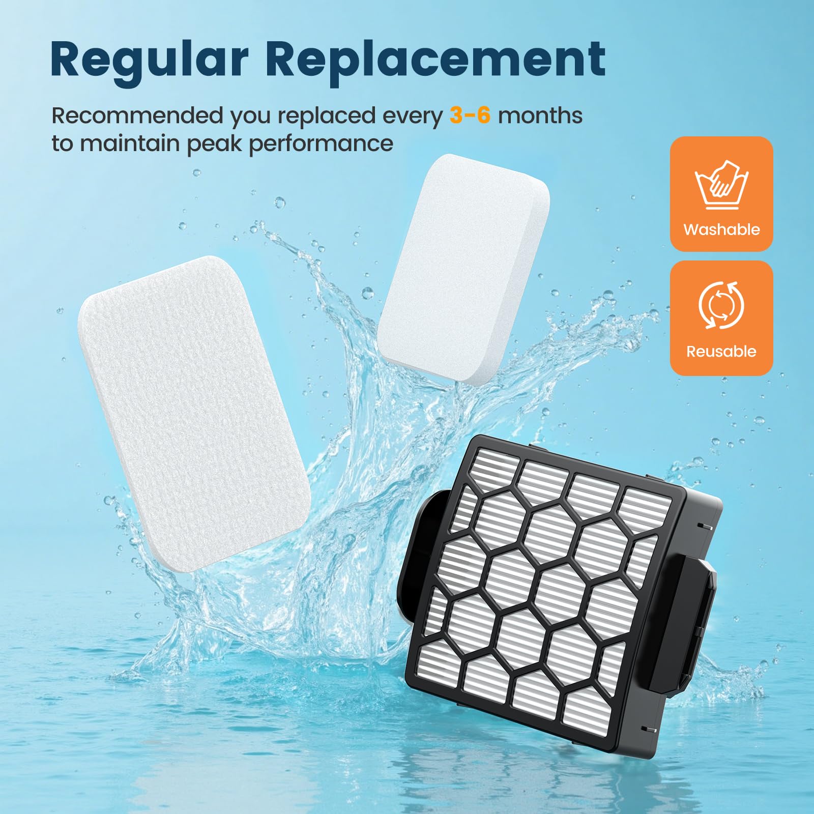 Shark Navigator Filter Replacement - Powerful Suction -6