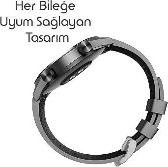 Rongep [Strip Loop] Huawei ile Uyumlu 22mm Kordon GT6/GT6 Pro/GT Runner 2/GT5/5 Pro/GT4/GT3/3 Pro 46mm için Yumuşak Silikonlu GT6 Pro Kordon Yüzeyi Şerit Görünümlü GT6 46mm Kordonu