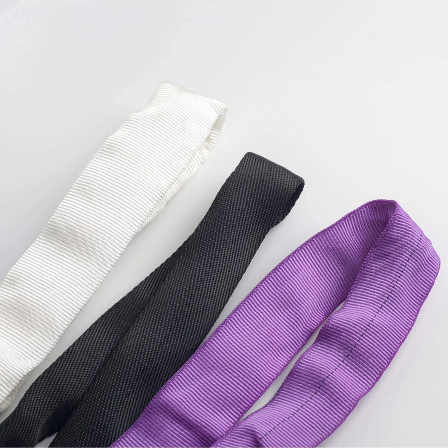 2pcs Spanset Aerial Hoop Lyra Rigging Polyester Round Slings Strap for Aerial Silk Yoga hammock Hanging, 5,300 lb. Vertical Capacity, 10,600 lbs Basket - Heavy Duty Poly Lifting Sling