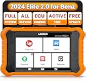2025 LAUNCH Creader Elite V2.0 fit for Mercedes-Benz MB Sprinter Maybach Bi-Directional Scan Tool, OBD2 Scanner, Full System Diagnostic, All Reset Service, ECU Code, Auto Vin, Lifetime Free Update