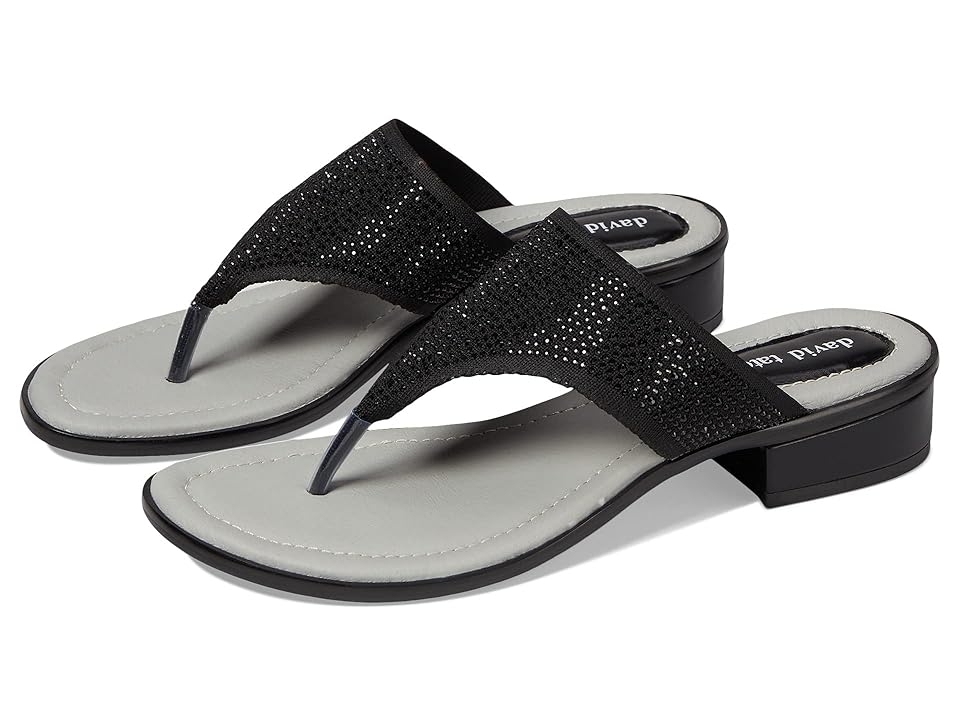 David Tate Perlata (Black Fabric) Women's Shoes INTERNATIONAL SHIPPING