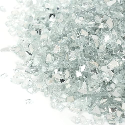 Miniatura 4 de Grava de vidrio reflectante de alto brillo, gemas de fuego, gotas de fuego, piedras de cristal de fuego, piedras para chimenea, pecera, acuario,