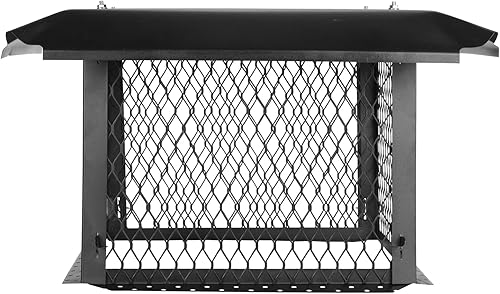 Miniatura 2 de HGB171714 Tapa de chimenea multicombustible, 17" x 17" x 14" de altura, acero galvanizado