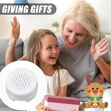 30 Seconds Mini Voice Recorder for Teddy Bears,30 Seconds Digital Voice Recorder for Crafting,Recordable Voice Device Voice Box,Voice Activated Recorder for Teddy Bears,Plu/sh To/ys & Custom Gifts