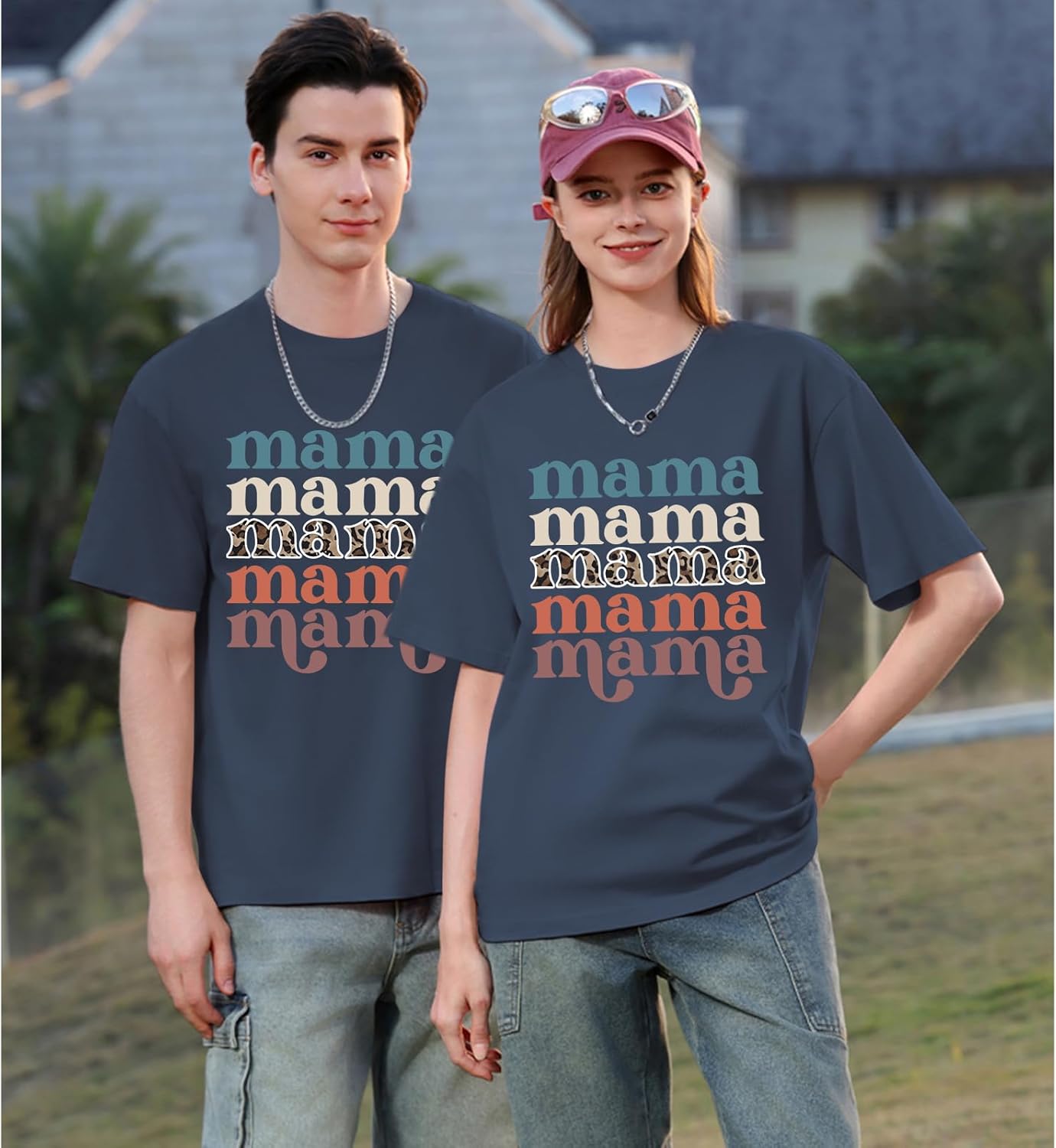 Happy Mother's Day Shirts for Women Funny Mom Graphic Shirts Casual Short Sleeve Tees Tops for The Best Mom Grandma - Image 2