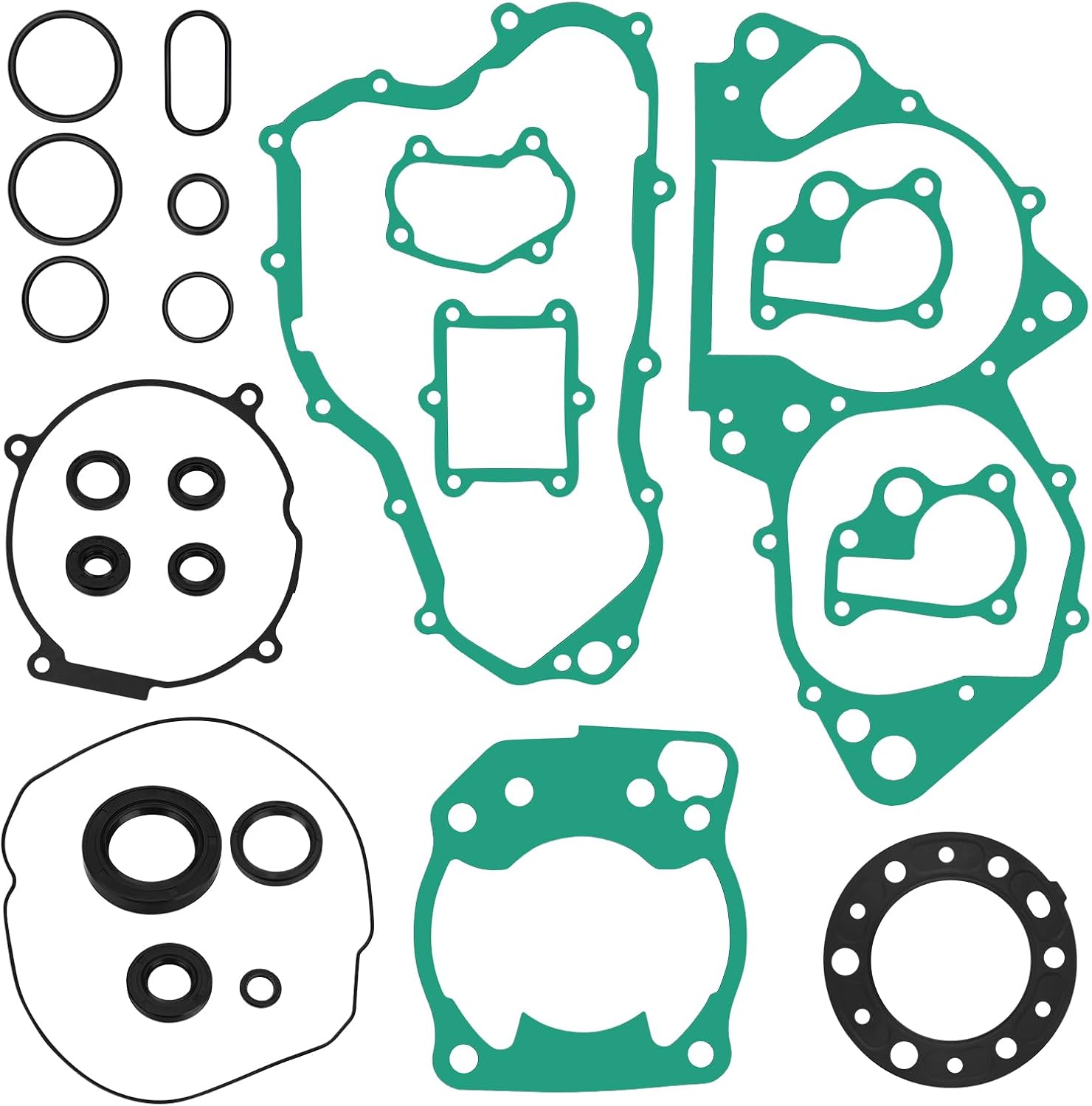 JAVIK Complete Top and Bottom End Engine Gasket with Oil Seal Kit for Honda CR250R 1992-2001 O.E.M# 11395-KZ3-880