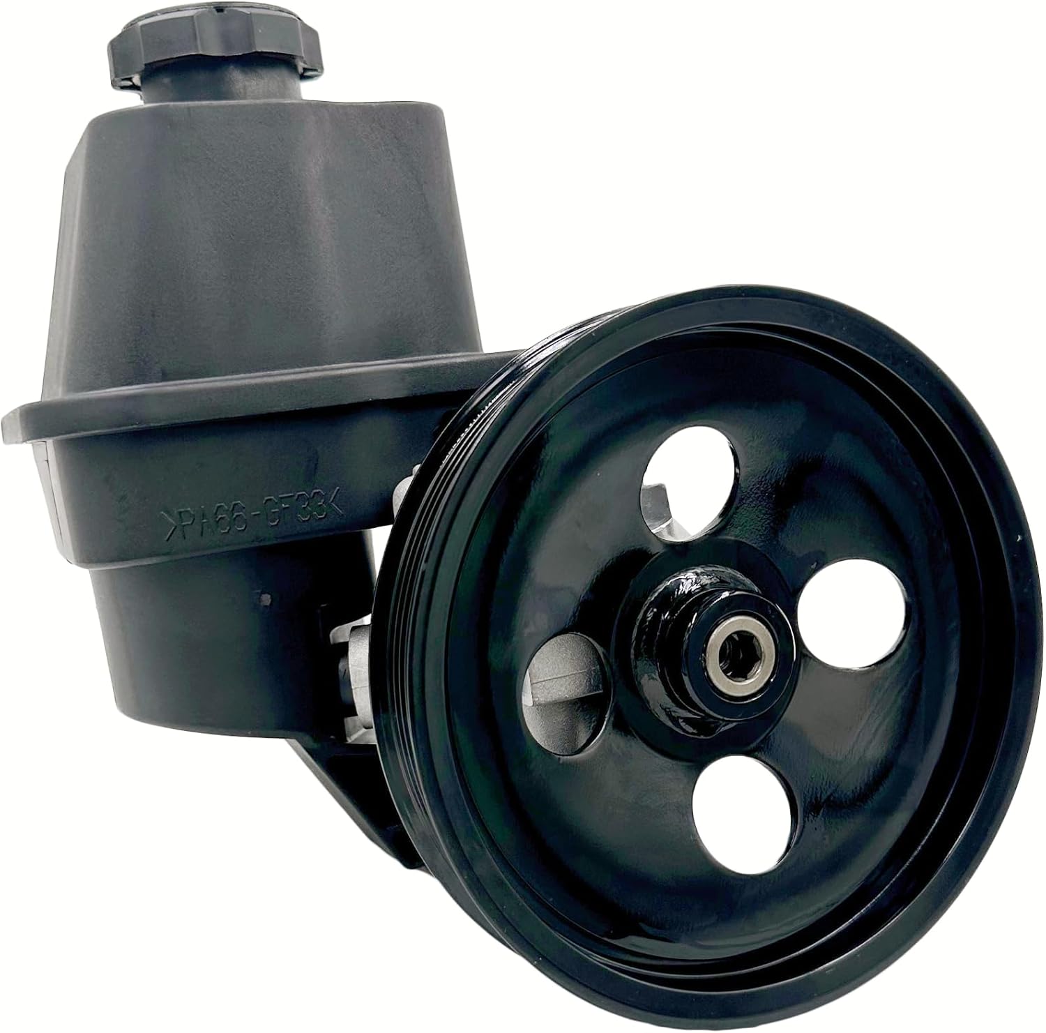 Power Steering Pump with Pulley Reservoir Compatible With 2004-2007 for Buick Rainier,2002-2006 for Chevrolet Trailblazer EXT, 2002-2009 for GMC Envoy, 2007-2008 for Isuzu Ascender