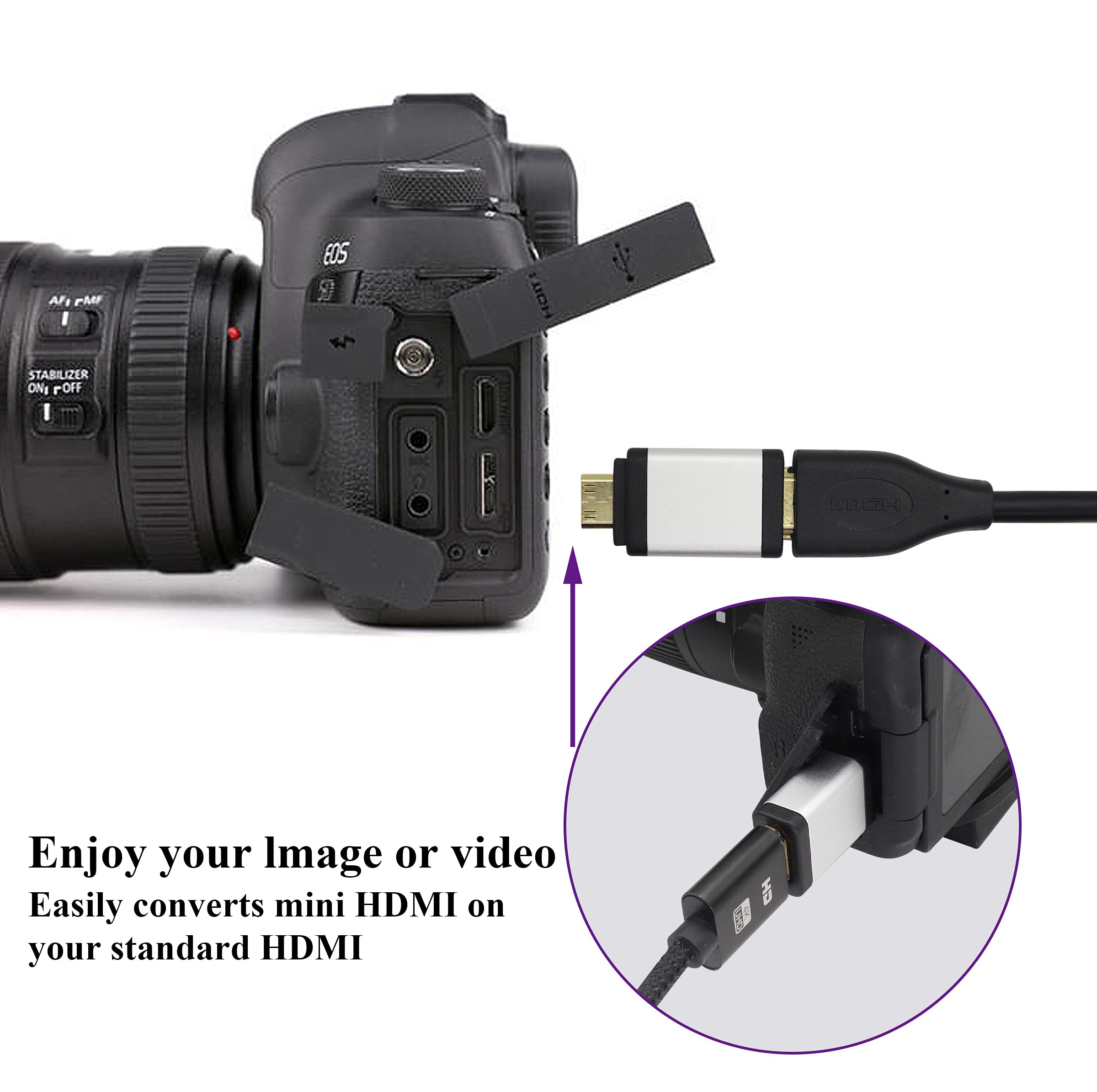 Adattatore HDMI Femmina A Maschio Prolunga D'Oro Per TV LCD, Proiettore, Laptop
