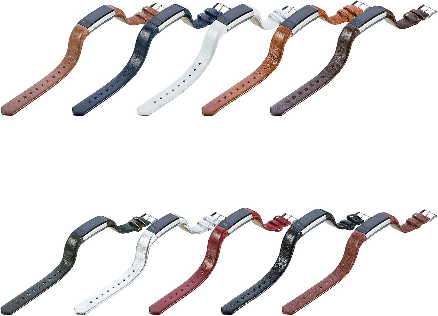 I-SMILE 3PCS Newest Version Colorful Replacement Wristband with Secure Clasps for Fitbit Alta Only(No Tracker, Replacement Bands Only)