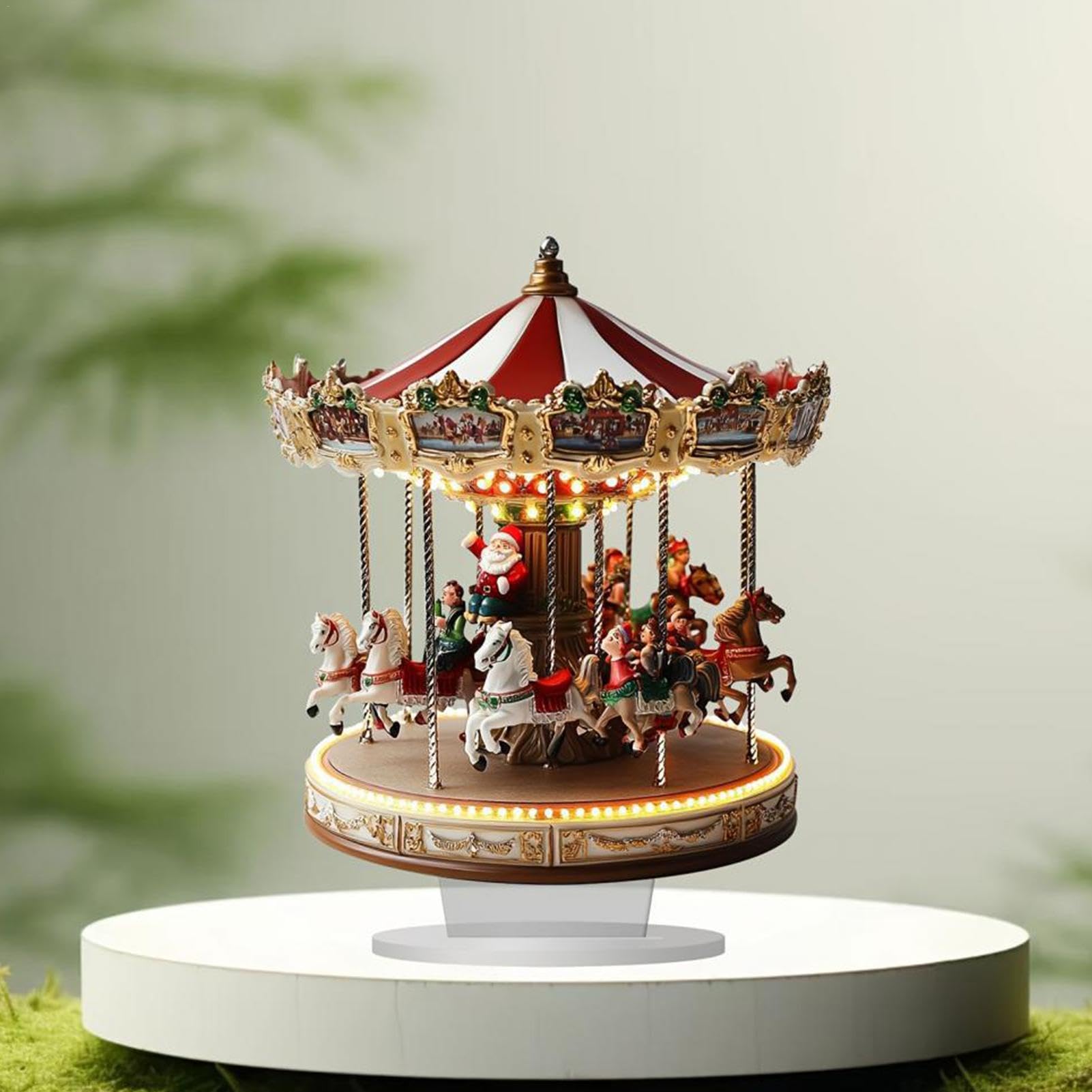 Décoration De Table De Noël En Acrylique 2D - Grande Roue, Arbre De Noël, Design élégant Pour étagère Ou Bureau